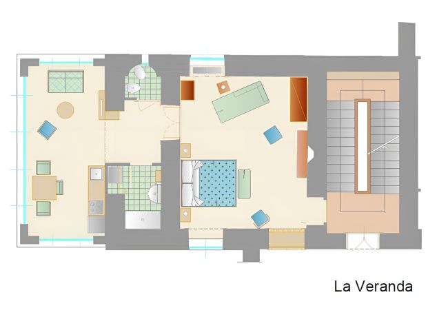 Casa a Sant´Agnello -  La Veranda di Villa Preziosa al Pizzo Casa a Sant´Agnello -  La Veranda di Villa Preziosa al Pizzo