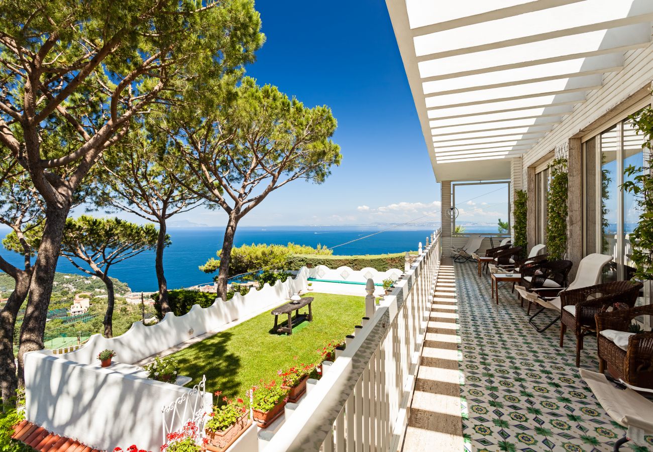 Villa a Massa Lubrense - Villa Sole di Capri con piscina 