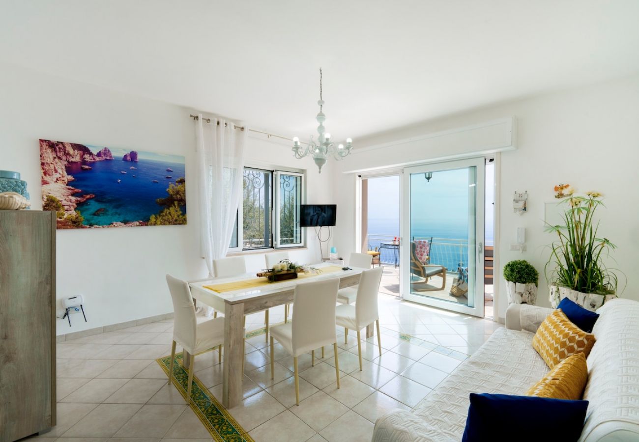 Apartment in Massa Lubrense - Belvedere apartament in Nerano stunning sea view 